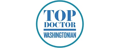 Top Doctor Washingtonian award logo